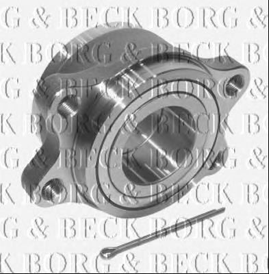 BWK589 Borg&beck rolamento de cubo traseiro