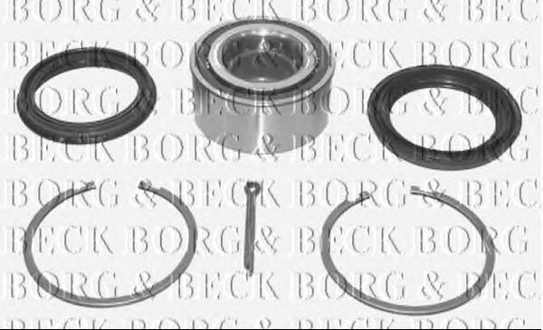 BWK585 Borg&beck rolamento de cubo dianteiro