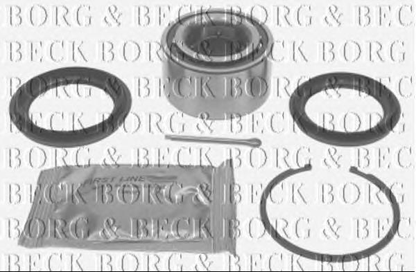 BWK598 Borg&beck rolamento de cubo dianteiro