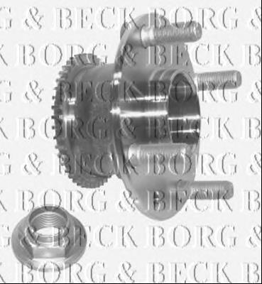 BWK562 Borg&beck cubo traseiro