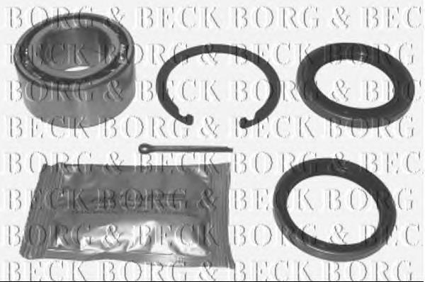 BWK576 Borg&beck rolamento de cubo dianteiro