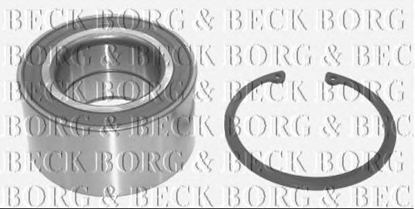 BWK573 Borg&beck rolamento de cubo traseiro