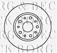 Тормозные диски BBD4181 Borg&beck