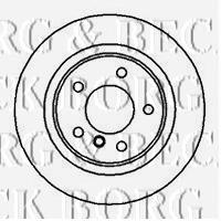 Тормозные диски BBD4184 Borg&beck