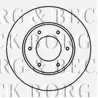 Передние тормозные диски BBD4176 Borg&beck