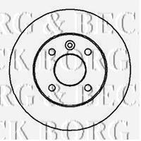 Тормозные диски BBD4113 Borg&beck