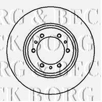 Передние тормозные диски BBD4086 Borg&beck