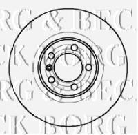 Тормозные диски BBD4085 Borg&beck