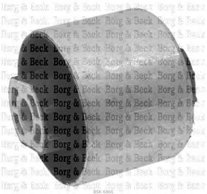 BSK6866 Borg&beck bloco silencioso dianteiro de braço oscilante traseiro longitudinal
