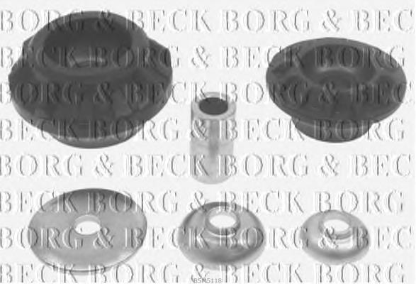 Suporte de amortecedor traseiro BSM5118 Borg&beck