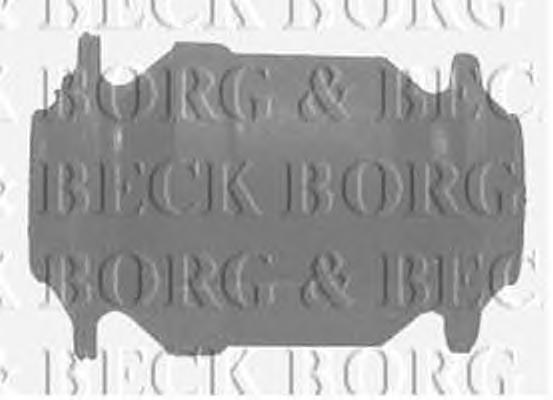 BSK6476 Borg&beck bloco silencioso dianteiro do braço oscilante inferior