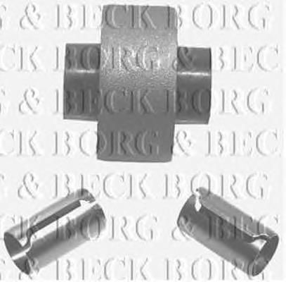 BSK6382 Borg&beck bloco silencioso dianteiro do braço oscilante inferior