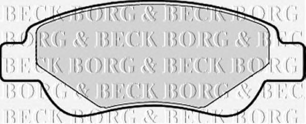 BBP1967 Borg&beck sapatas do freio traseiras de disco