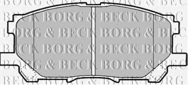 BBP1901 Borg&beck sapatas do freio dianteiras de disco