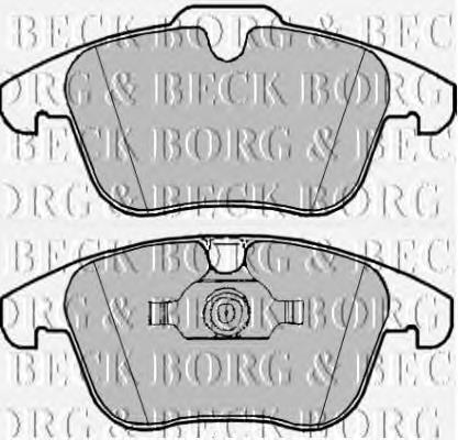 BBP1981 Borg&beck sapatas do freio dianteiras de disco