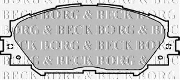 BBP1991 Borg&beck sapatas do freio dianteiras de disco
