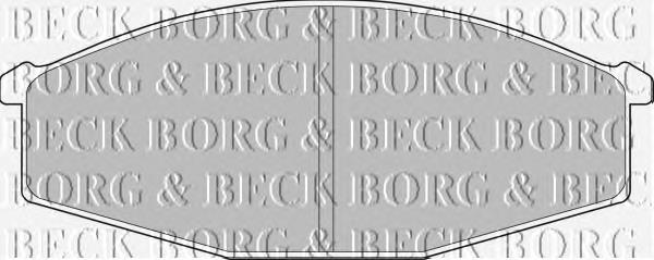 Передние тормозные колодки BBP1497 Borg&beck