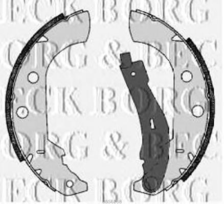 BBS6268 Borg&beck sapatas do freio traseiras de tambor