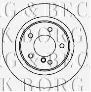 DDF1771C1 Ferodo disco do freio traseiro
