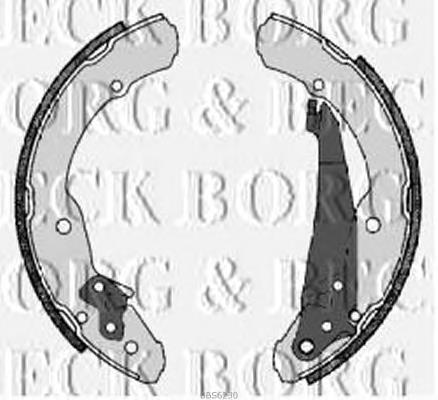 BBS6230 Borg&beck sapatas do freio traseiras de tambor