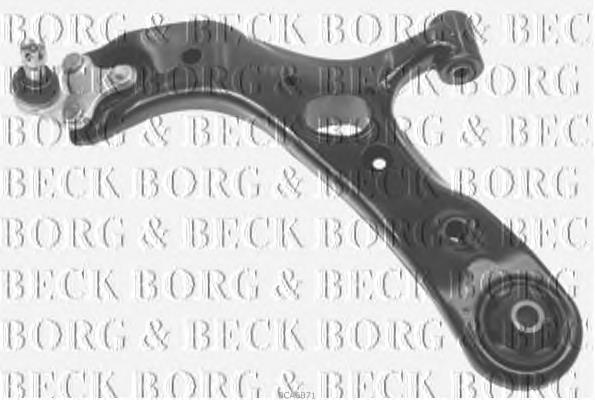 BCA6871 Borg&beck braço oscilante inferior esquerdo de suspensão dianteira