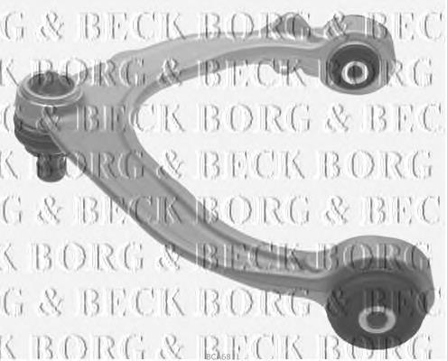 BCA6811 Borg&beck braço oscilante superior esquerdo de suspensão dianteira