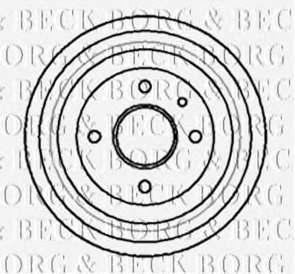 14560910 Brembo tambor do freio traseiro