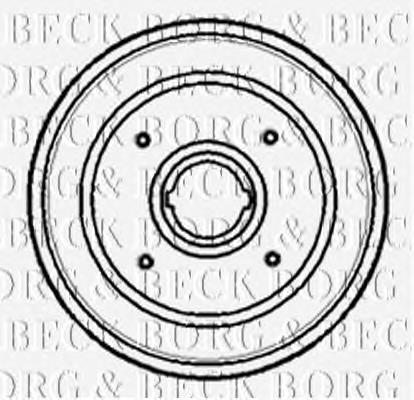 BF293 Delphi tambor do freio traseiro