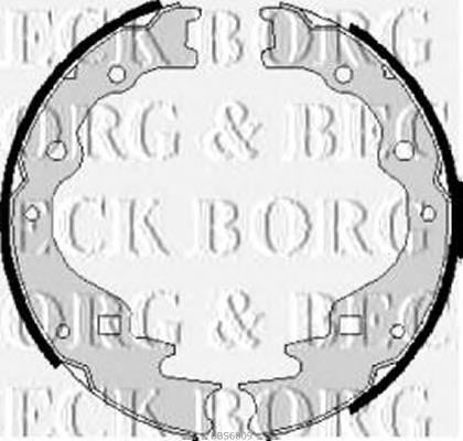 BBS6009 Borg&beck sapatas do freio traseiras de tambor