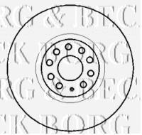 Передние тормозные диски BBD5755S Borg&beck