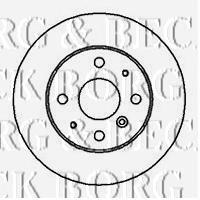 Тормозные диски BBD5042 Borg&beck