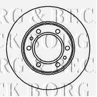 Передние тормозные диски BBD5035 Borg&beck