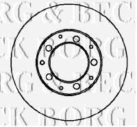 Тормозные диски BBD5064 Borg&beck