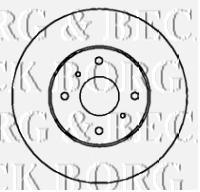 Передние тормозные диски BBD4330 Borg&beck