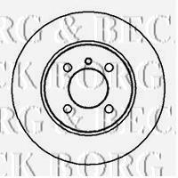 Передние тормозные диски BBD4302 Borg&beck