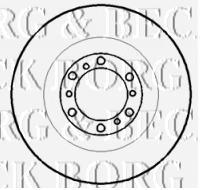 Передние тормозные диски BBD4301 Borg&beck