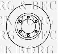 Передние тормозные диски BBD4313 Borg&beck