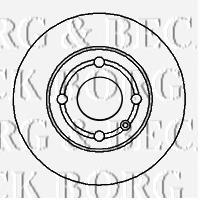 TX71-63 Tomex disco do freio traseiro