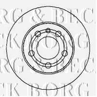 Тормозные диски BBD4274 Borg&beck