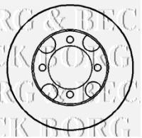 Передние тормозные диски BBD4267 Borg&beck
