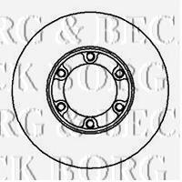 Передние тормозные диски BBD4844 Borg&beck