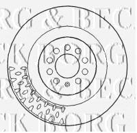 Передние тормозные диски BBD4630 Borg&beck