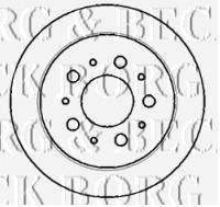 Тормозные диски BBD4404 Borg&beck