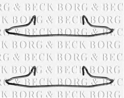 BBK1040 Borg&beck fechadura de mola de suporte