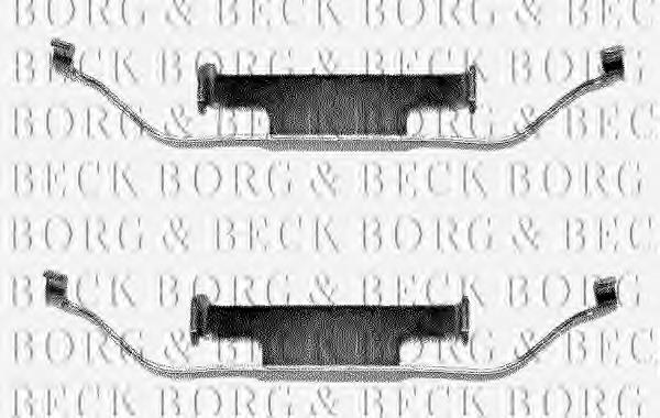 BBK1012 Borg&beck rolamento de cubo dianteiro