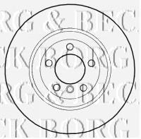 Тормозные диски BBD5803S Borg&beck