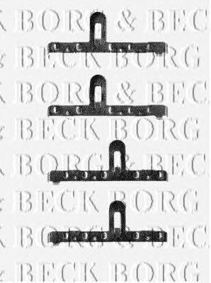 BBK1184 Borg&beck kit de reparação das sapatas do freio