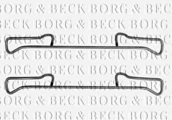 BBK1178 Borg&beck kit de reparação das sapatas do freio