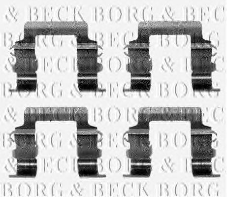 BBK1099 Borg&beck cubo traseiro