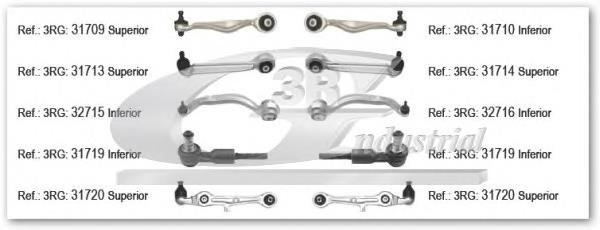 31750 3RG kit de braços oscilantes de suspensão dianteira